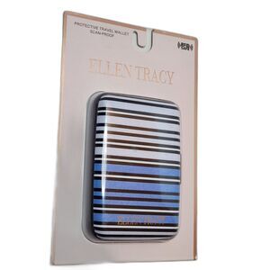 Ellen Tracy RFID Safe Protective Travel Wallet – Scan‑Proof Hard Case